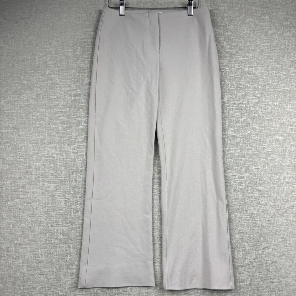 Abercrombie & Fitch Sloane Tailored Wide Leg Pants Light Taupe 25L